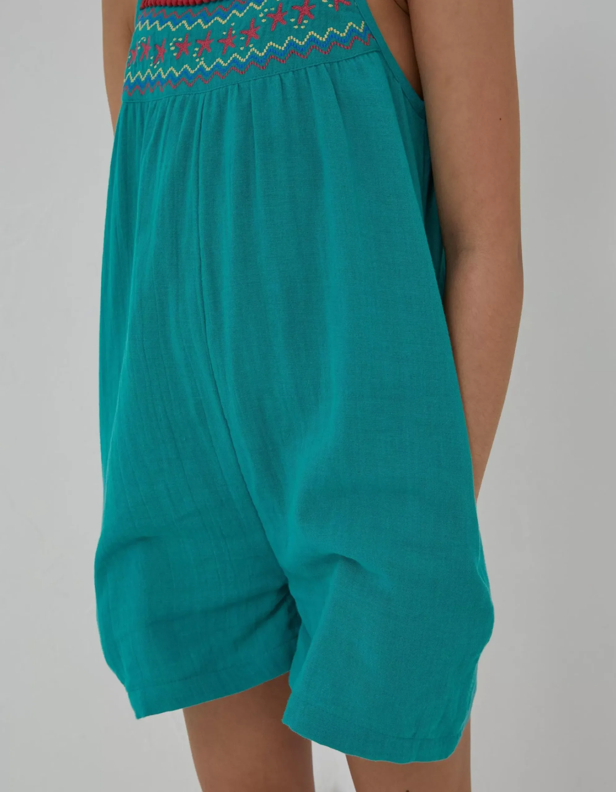 Girls FatFace View All|Nellie Embroidered Playsuit
