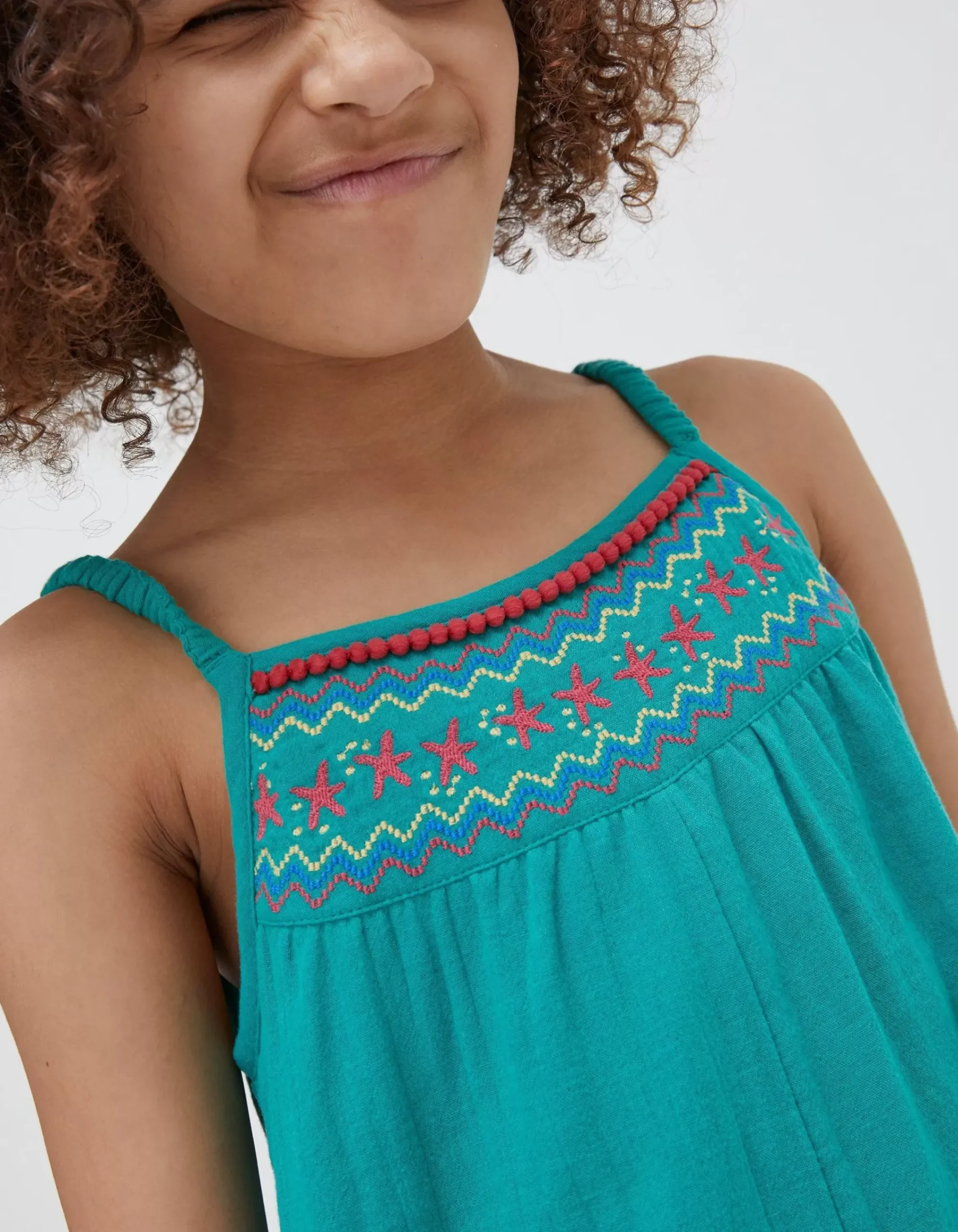Girls FatFace View All|Nellie Embroidered Playsuit