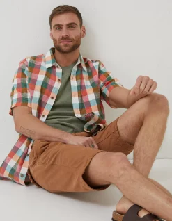Men FatFace Shirts|Nelson Check Shirt