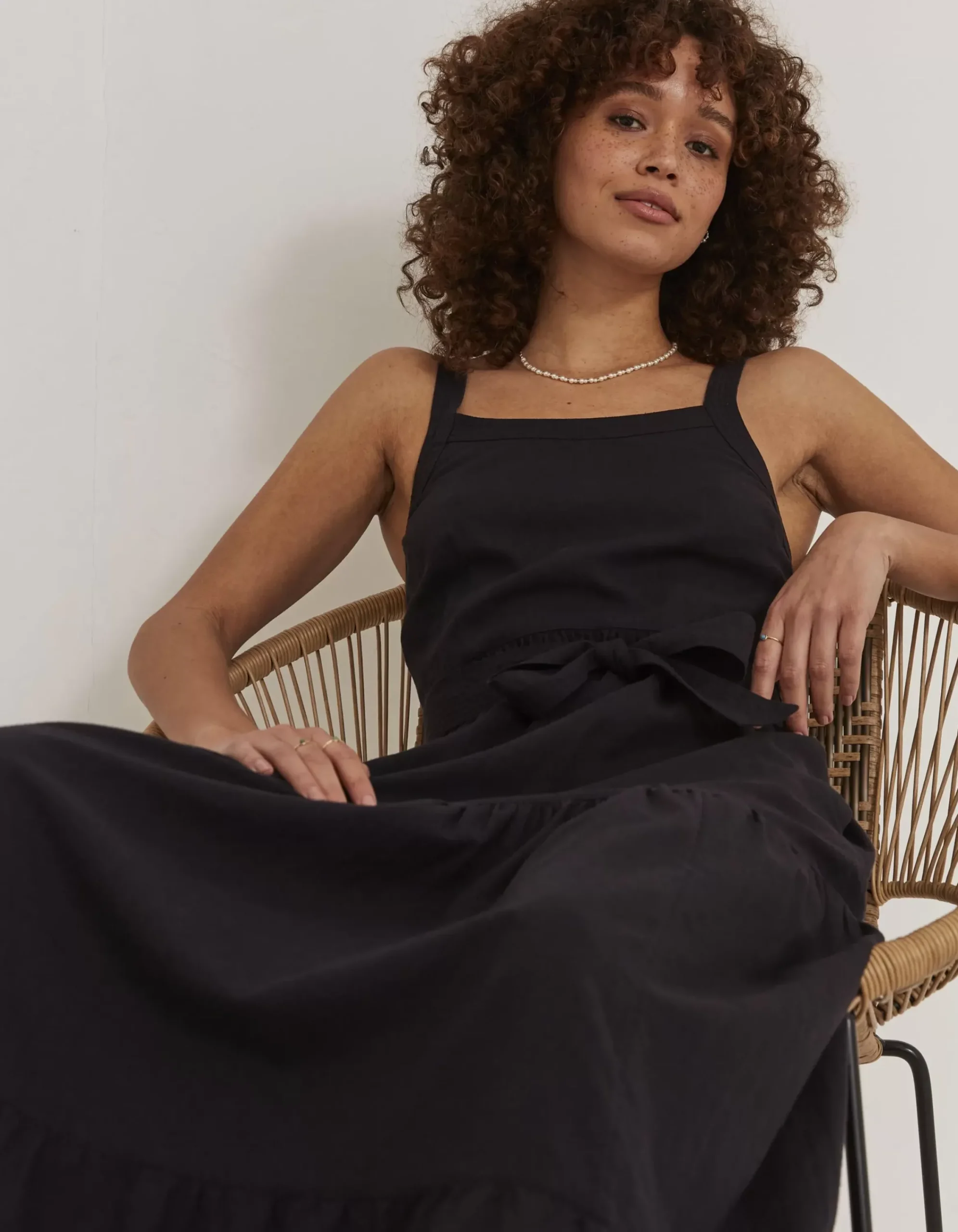 Women FatFace Dresses|Nita Linen Blend Maxi Dress
