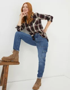 Women FatFace Shirts & Blouses|Olivia Check Shirt