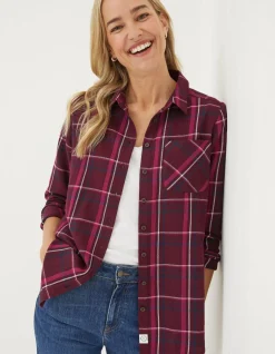 Women FatFace Shirts & Blouses|Olivia Check Shirt