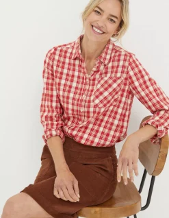 Women FatFace Shirts & Blouses|Olivia Check Shirt