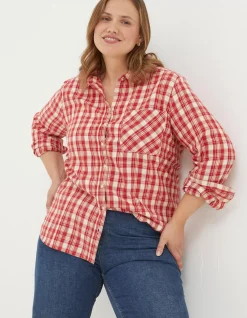 Women FatFace Shirts & Blouses|Olivia Check Shirt