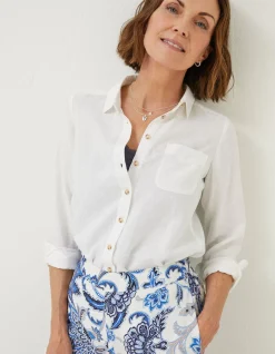 Women FatFace Shirts & Blouses|Olivia Linen Shirt