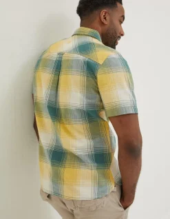 Men FatFace Shirts|Ombre Check Shirt