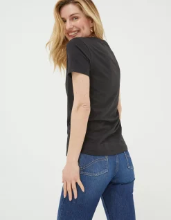 Women FatFace Tops & T-Shirts|Organic Cotton Belle Tee