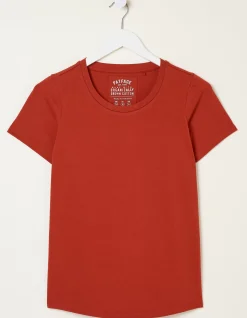 Women FatFace Tops & T-Shirts|Organic Cotton Belle Tee