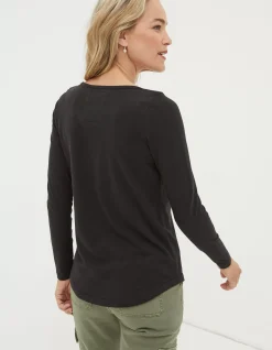 Women FatFace Tops & T-Shirts|Organic Cotton Bree T-Shirt