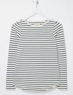 Women FatFace Tops & T-Shirts|Organic Cotton Breton T Shirt