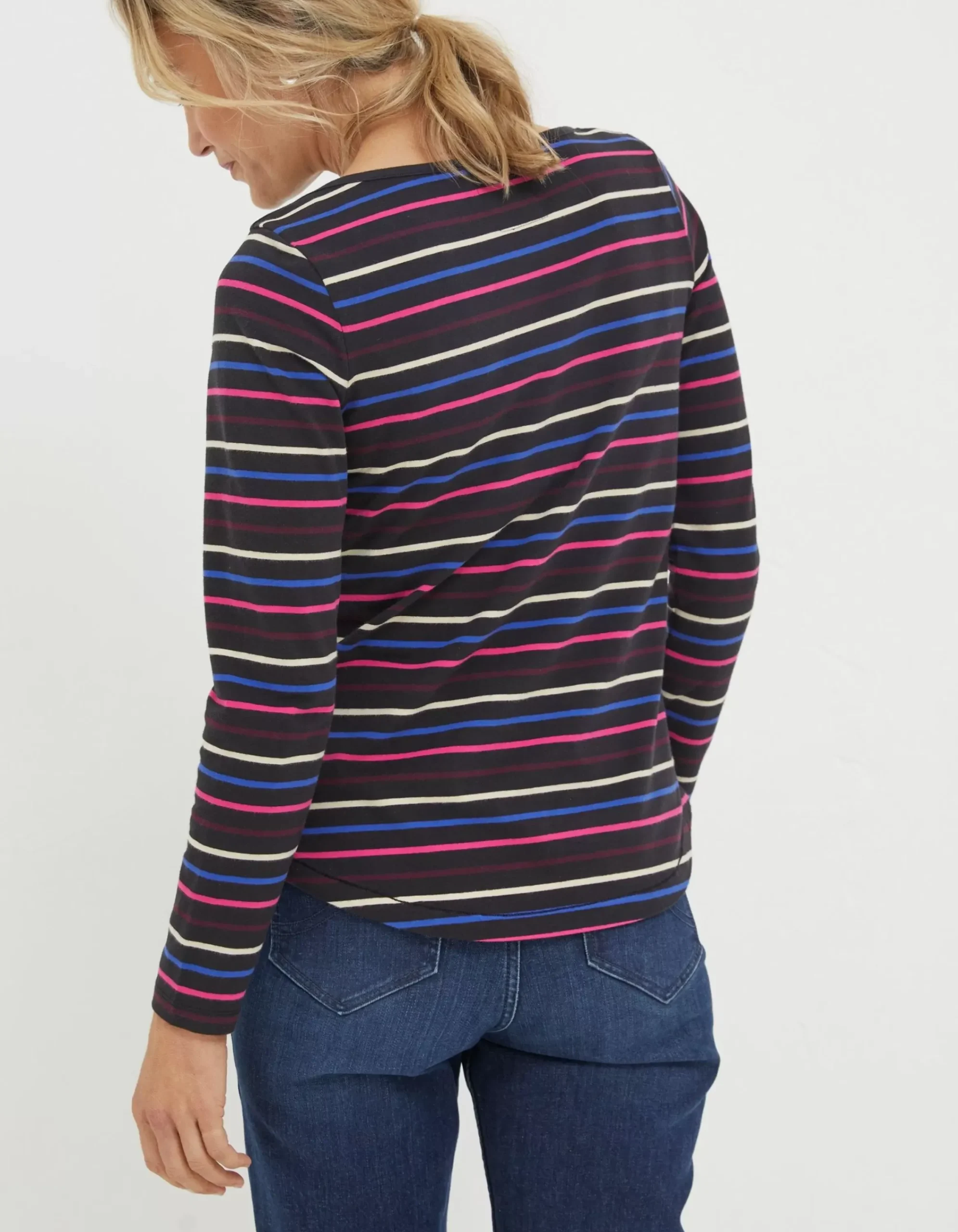 Women FatFace View All|Organic Cotton Breton T-Shirt