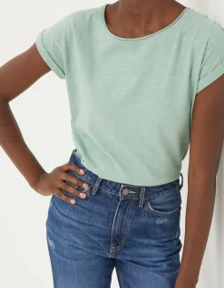 Women FatFace Tops & T-Shirts|Organic Cotton Ivy T Shirt