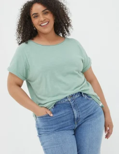 Women FatFace Tops & T-Shirts|Organic Cotton Ivy T Shirt