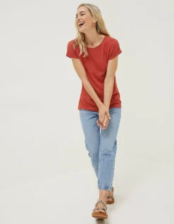 Women FatFace Tops & T-Shirts|Organic Cotton Ivy T Shirt