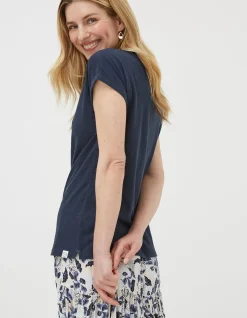 Women FatFace Tops & T-Shirts|Organic Cotton Ivy T Shirt