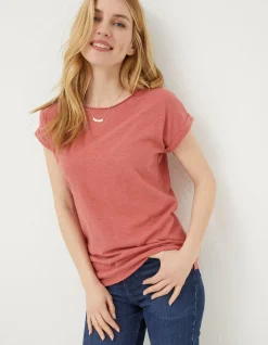 Women FatFace Tops & T-Shirts|Organic Cotton Ivy T Shirt