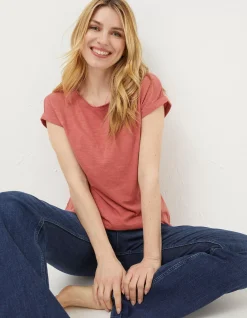 Women FatFace Tops & T-Shirts|Organic Cotton Ivy T Shirt