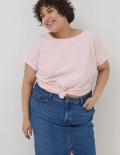 Women FatFace Tops & T-Shirts|Organic Cotton Ivy T Shirt