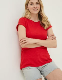 Women FatFace Tops & T-Shirts|Organic Cotton Ivy T Shirt