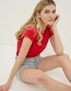 Women FatFace Tops & T-Shirts|Organic Cotton Ivy T Shirt