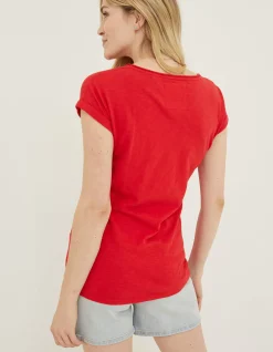 Women FatFace Tops & T-Shirts|Organic Cotton Ivy T Shirt