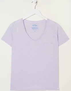 Women FatFace Tops & T-Shirts|Organic Cotton Maggie T-Shirt
