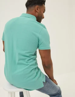 Men FatFace T-Shirts|Organic Cotton Pique Polo
