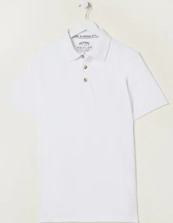 Men FatFace T-Shirts|Organic Cotton Pique Polo
