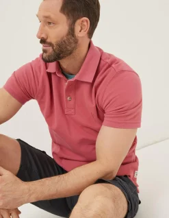Men FatFace T-Shirts|Organic Cotton Pique Polo
