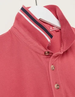 Men FatFace T-Shirts|Organic Cotton Pique Polo