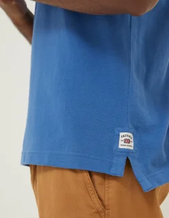 Men FatFace Polo Shirts|Organic Cotton Pique Polo