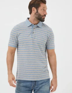 Men FatFace View All|Organic Cotton Stripe Polo
