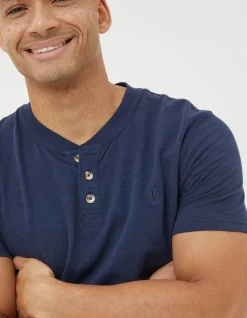Men FatFace View All|Organic Cotton Woodside Slub Henley