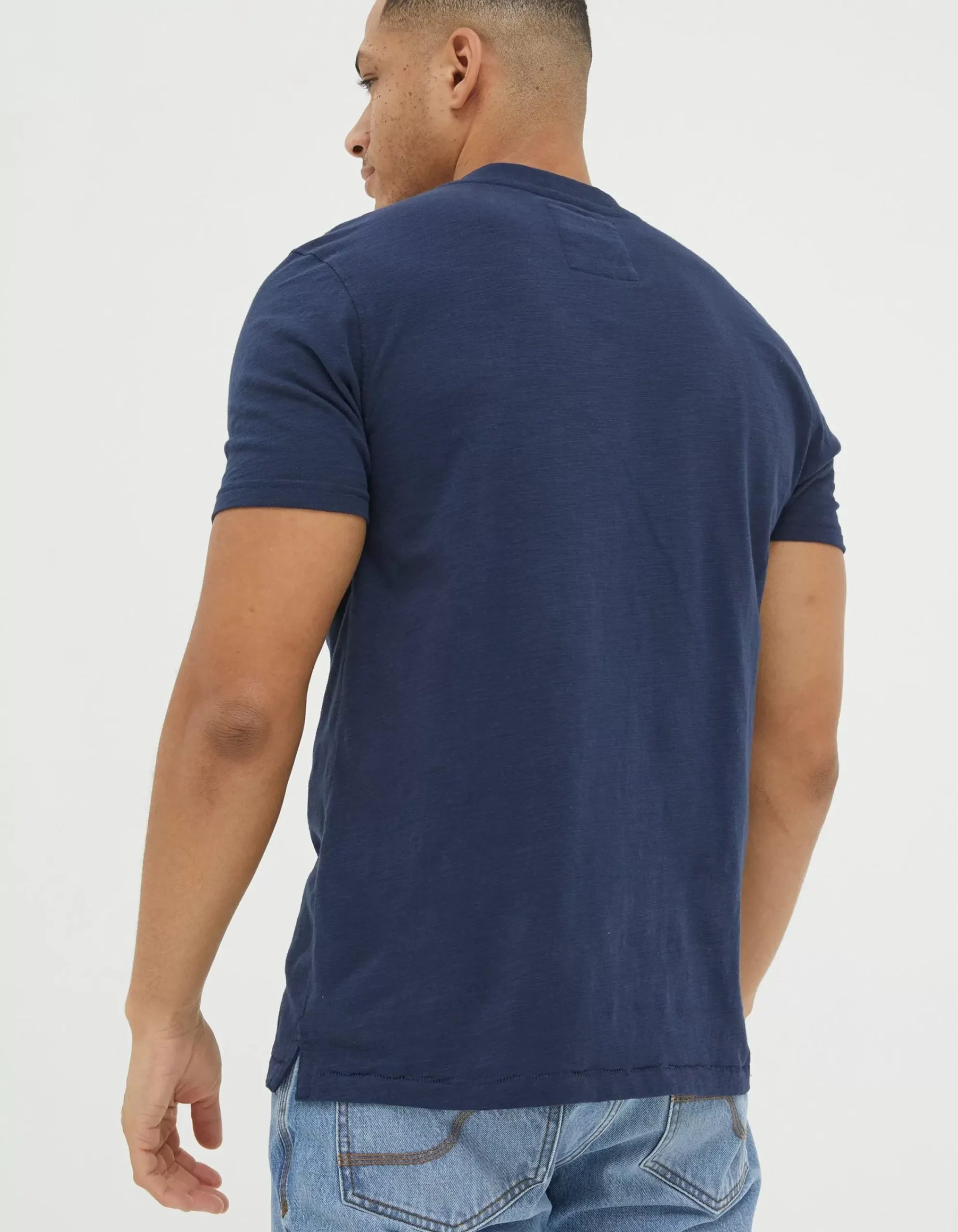 Men FatFace View All|Organic Cotton Woodside Slub Henley