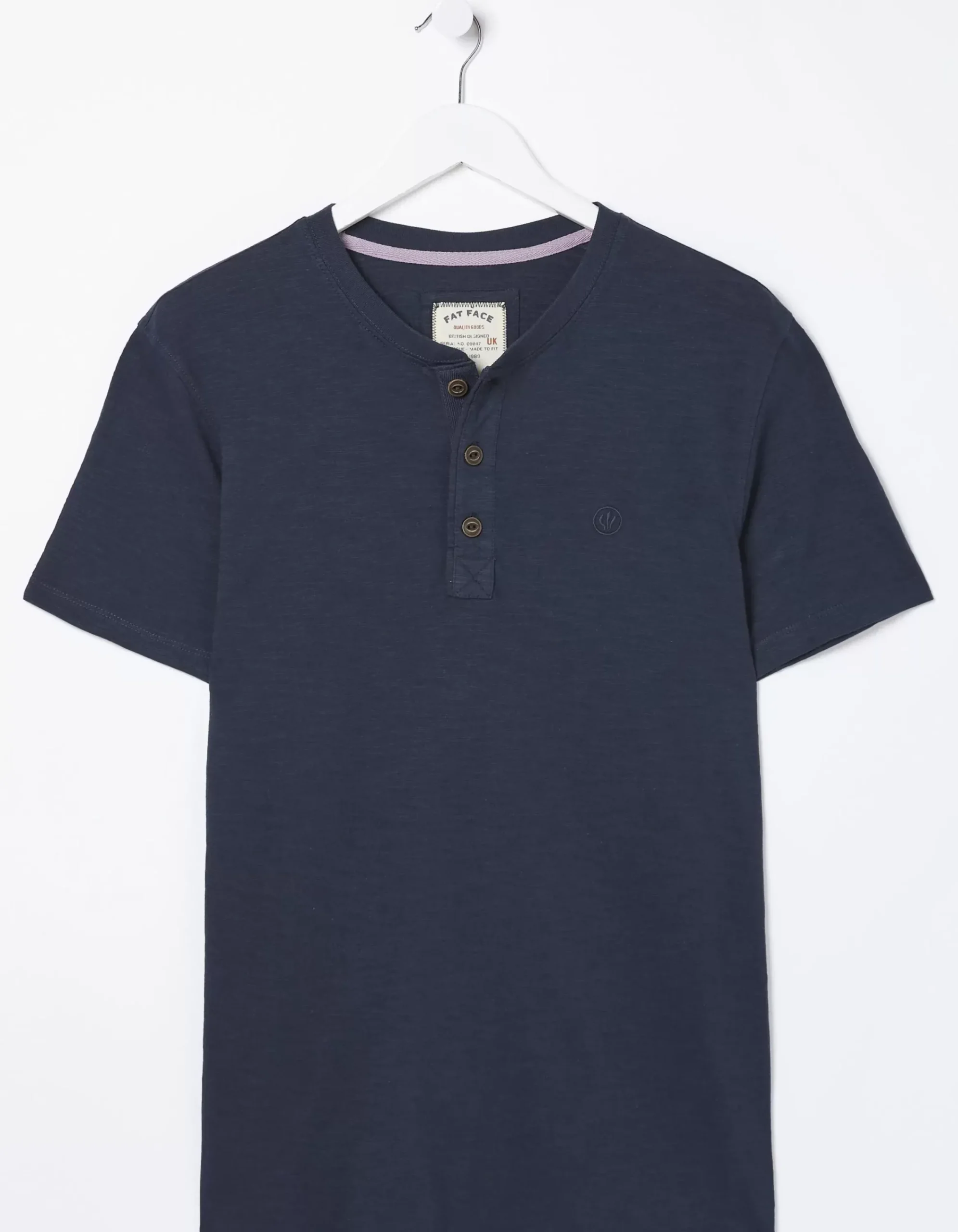 Men FatFace View All|Organic Cotton Woodside Slub Henley