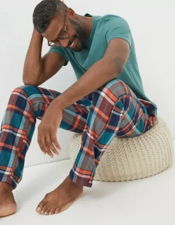 Men FatFace View All|Orkney Check Lightweight Pyjama Bottoms