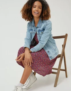 Women FatFace Coats & Jackets|Ottilee Denim Jacket