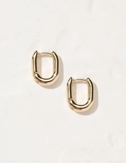 Women FatFace View All|Oval Huggy Hoop Earrings