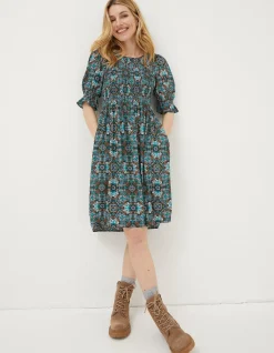 Women FatFace Dresses|Pacey Mirrored Floral Dress