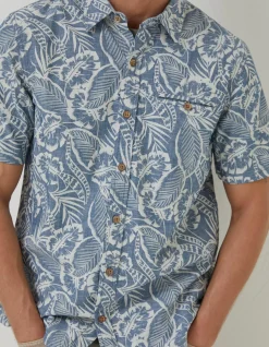 Men FatFace Shirts|Paddon Palm Print Shirt