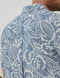 Men FatFace Shirts|Paddon Palm Print Shirt
