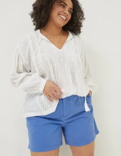 Women FatFace Shorts|Padstow Chino Shorts