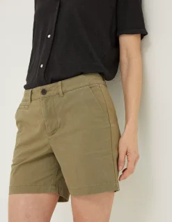 Women FatFace Shorts|Padstow Chino Shorts