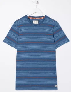 Men FatFace T-Shirts|Padstow Stripe T-Shirt