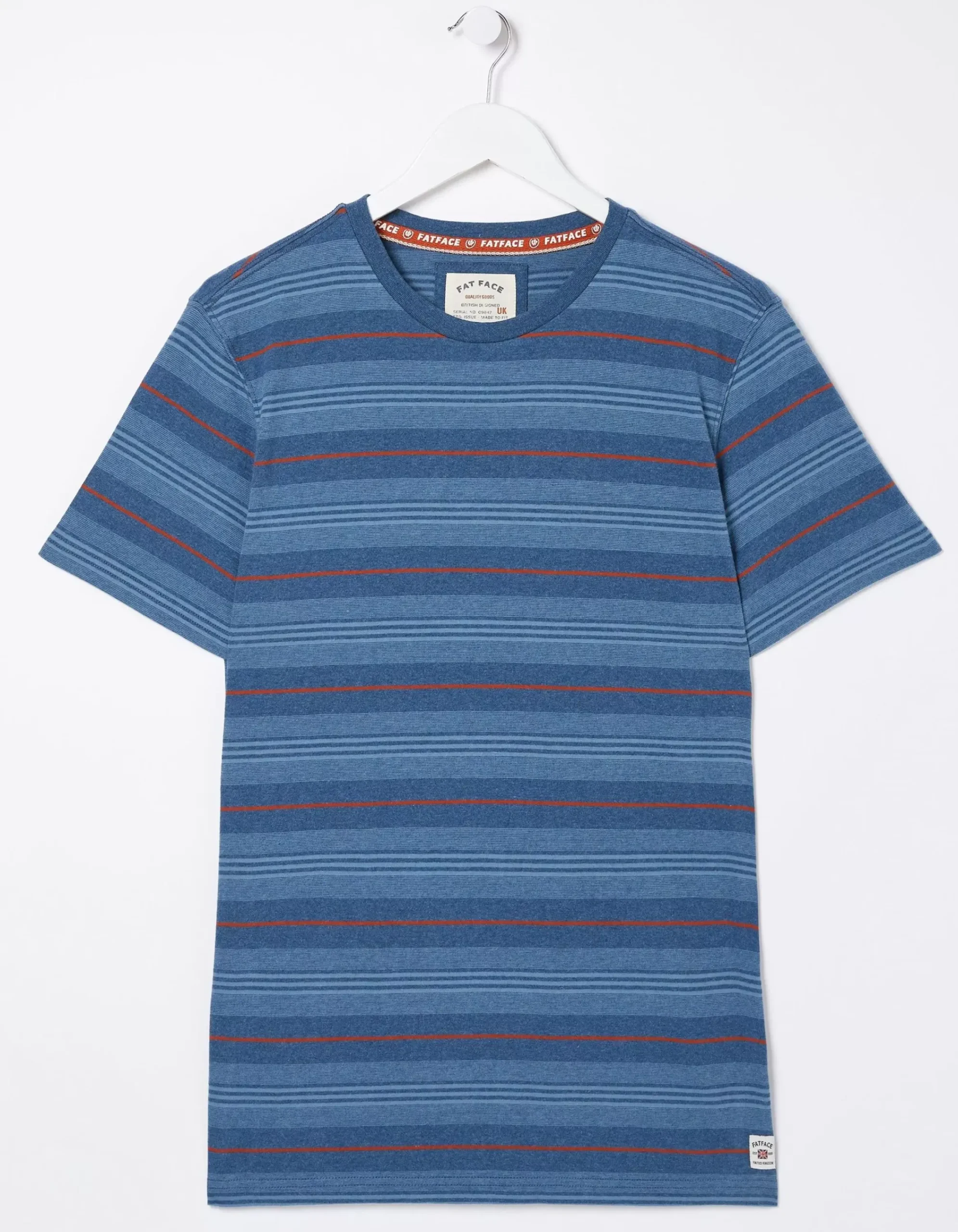 Men FatFace T-Shirts|Padstow Stripe T-Shirt