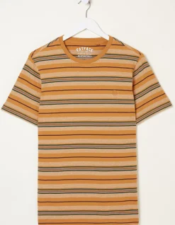 Men FatFace T-Shirts|Padstow Stripe T-Shirt