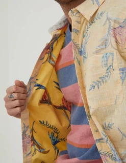 Men FatFace Shirts|Paradise Print Shirt
