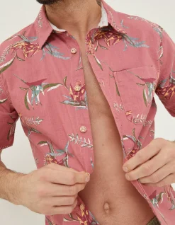 Men FatFace Shirts|Paradise Print Shirt