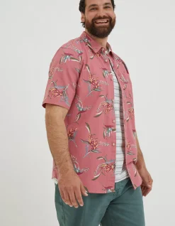 Men FatFace Shirts|Paradise Print Shirt