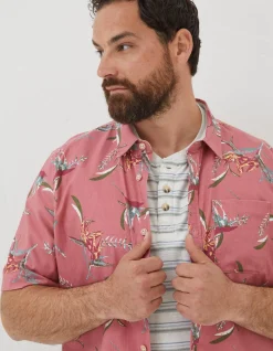 Men FatFace Shirts|Paradise Print Shirt